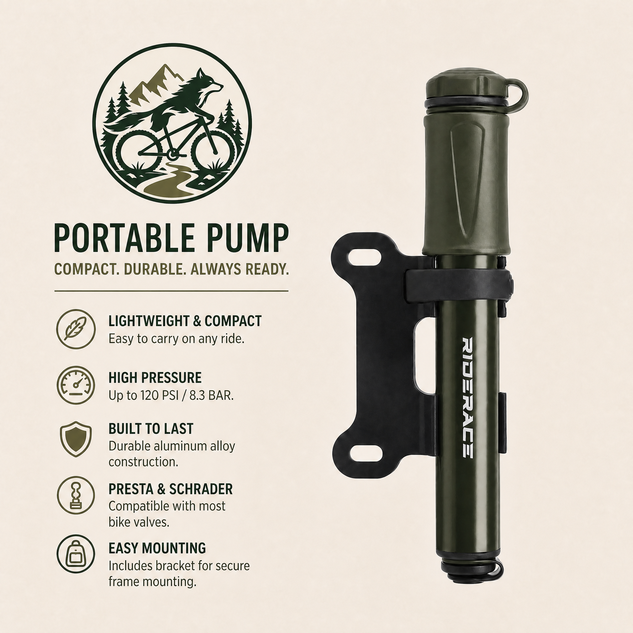 Portable Bike pump